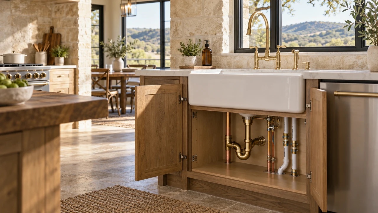 Blue Hole Plumbing project